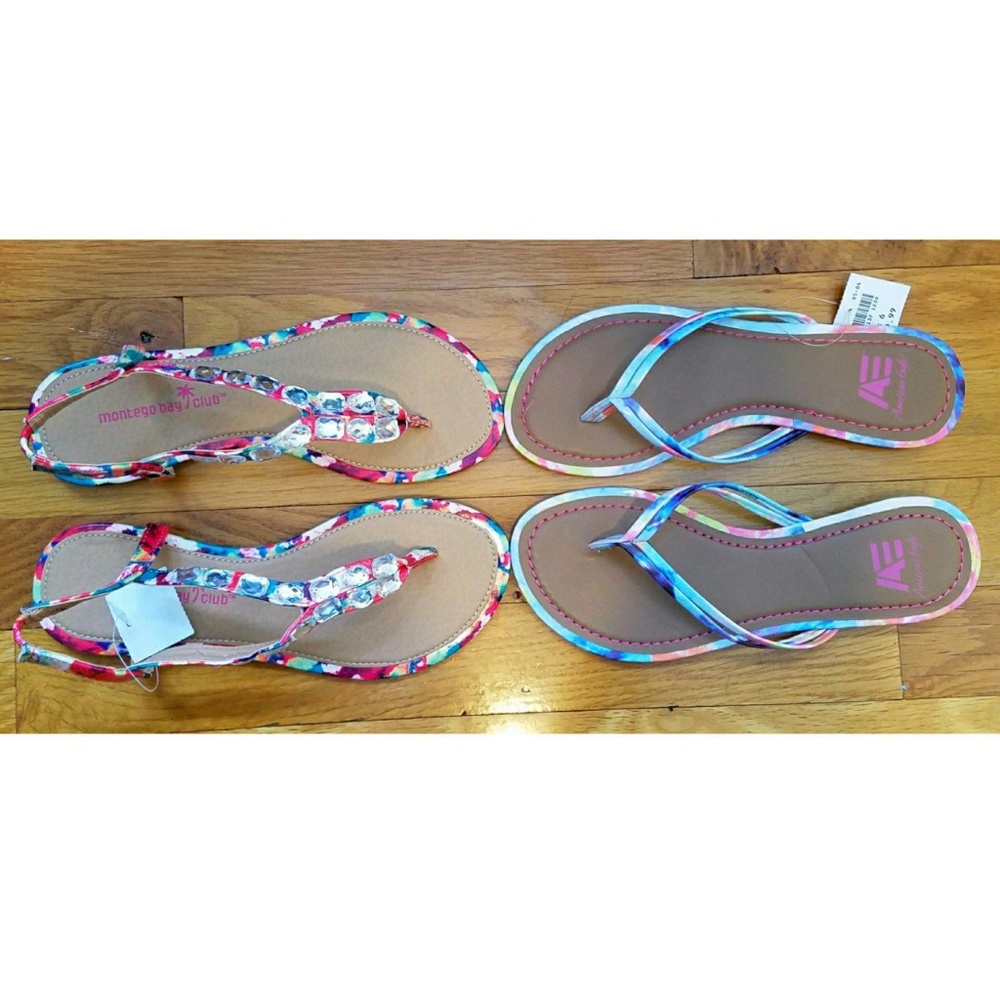 Colorful Sandals Bundle- being donated after 1/31